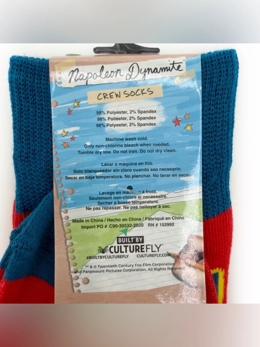 NWT Napoleon Dynamite Movie Crew Socks Mens Womens Sweet Quote Fun Funny Gift